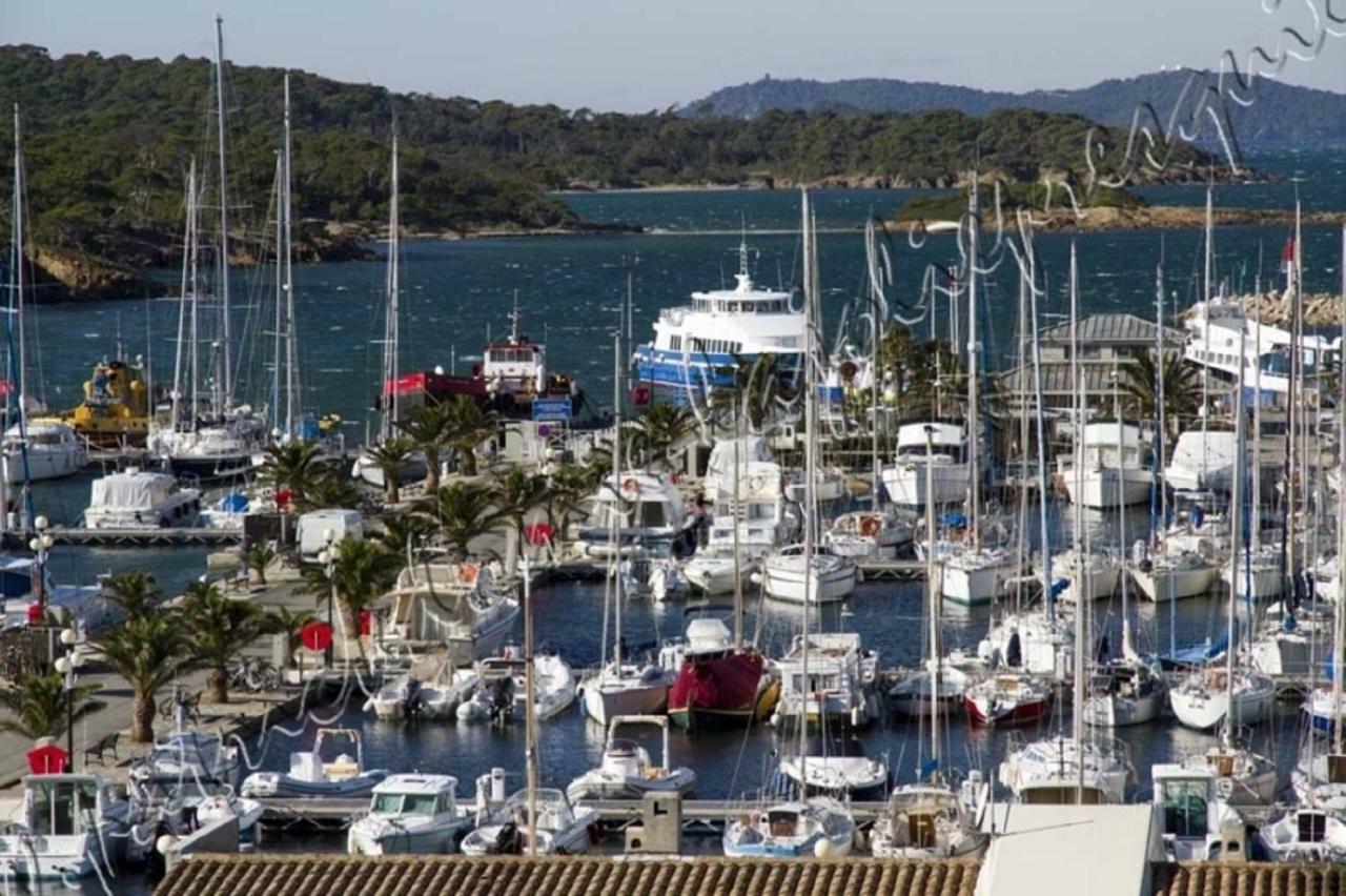 Magnifique Parc De La Presqu'Ile Avec Piscine Et Plage Face A Porquerolles ! Hyères Exterior foto